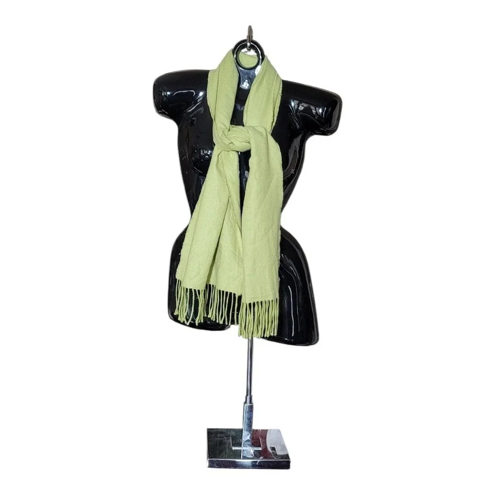 Luxuriously Soft 100% Kashmore by Bellemonde Scarf Green 29.5